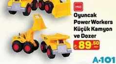MGS OYUNCAK POWER WORKERS KÜÇÜK KAMYON VE DOZER